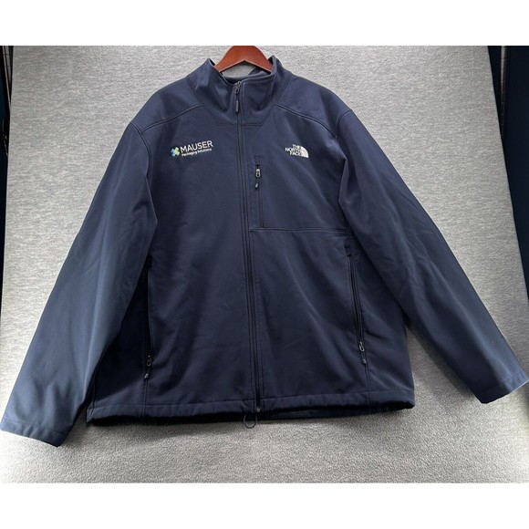 THE NORTH FACE Softshell Mauser Packing Solution Navy Blue Full Zip Up Jacket